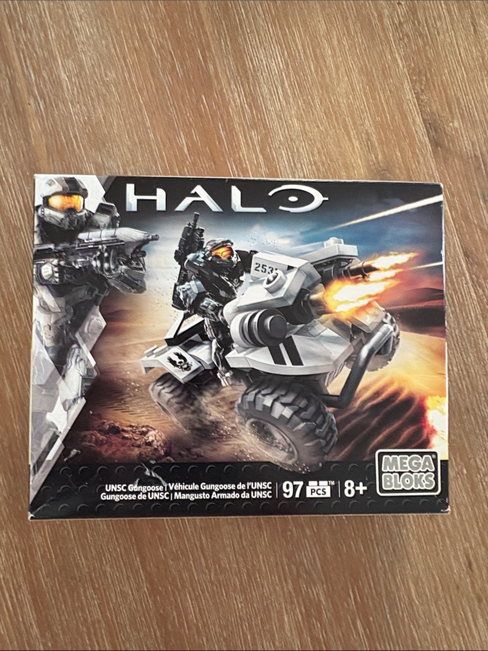 New Sealed Box Mega Bloks Halo UNSC Gungoose Combat Vehicle Building Set